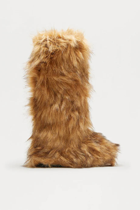 Bottes en fausse fourrure Fireside - Marron/combo