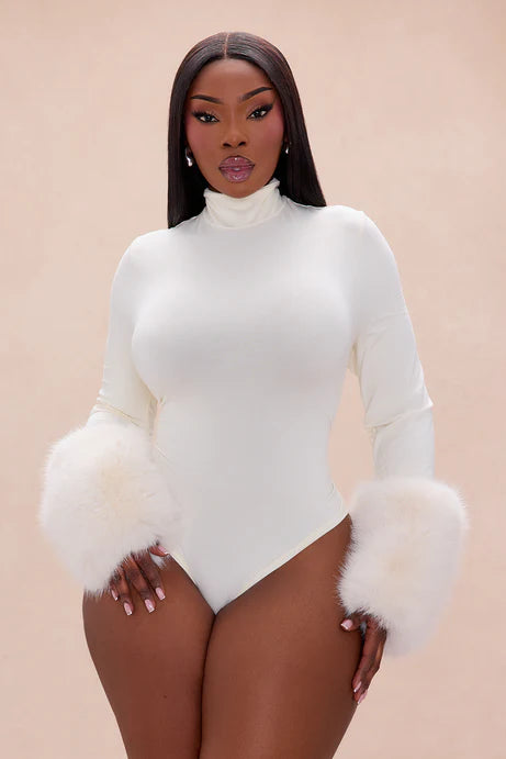 Body en fourrure de Moscou - Crème