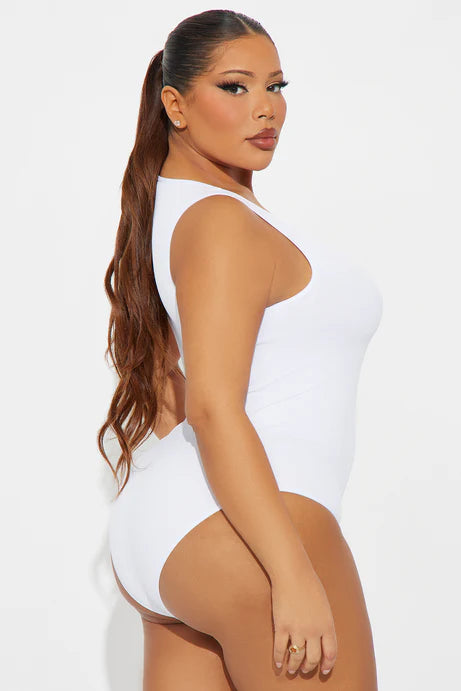 Body sans couture Cindy - Blanc