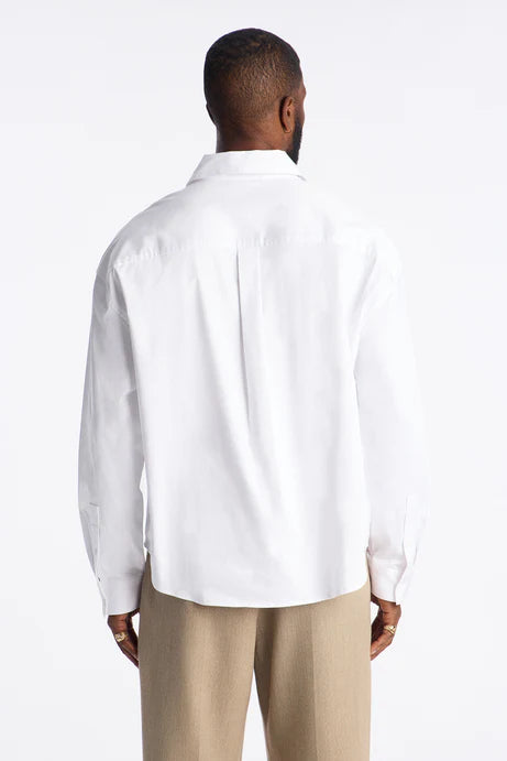 Chemise Lumina Essential Relaxée - Blanc