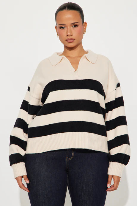 Pull rayé A Daily Thing - Noir/combo