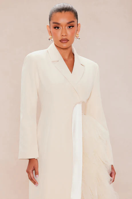 Blazer en tulle Katie - Crème