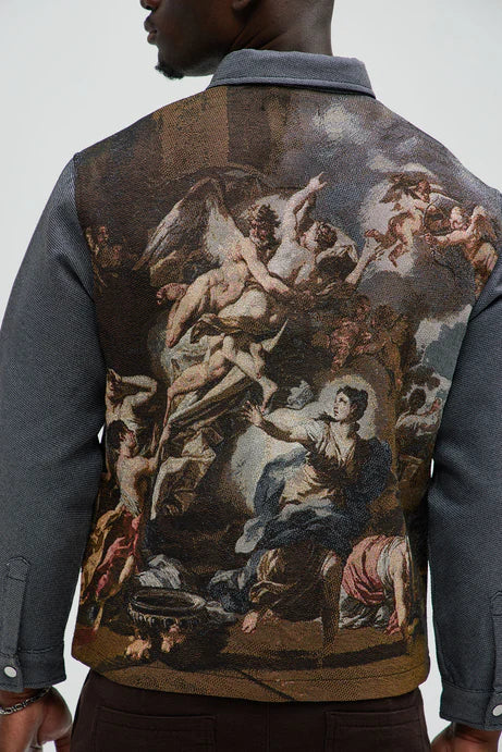 Chemise courte boutonnée Cassiel Tapestry - Multicolore