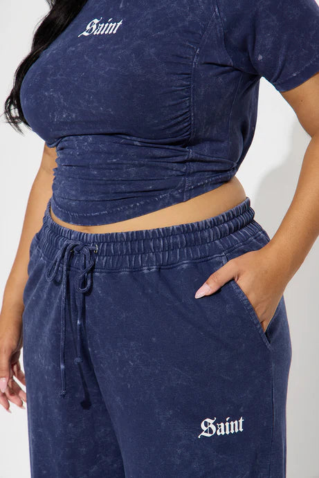 Ensemble de pantalons Saint Baby Tee - Marine