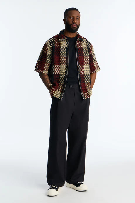 Chemise zippée Beverly Tweed - Marron