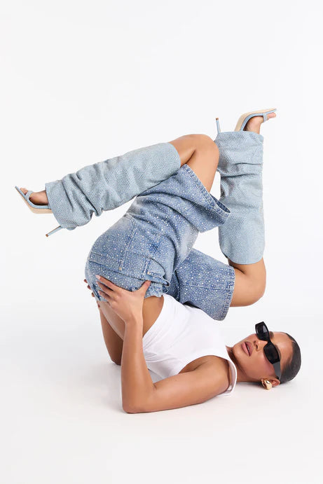 Bottes en jean Steve Madden Ravine - Denim