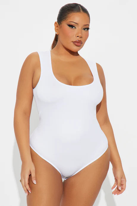 Body sans couture Cindy - Blanc