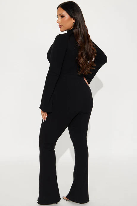 Combinaison à manches longues Seraphina Snatched - Noir