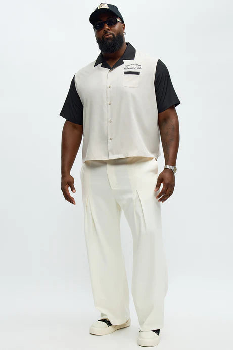 Chemise de bowling Regular Fit Social Club - Noir/combo