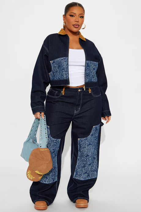 Veste en jean Essex - Denim foncé