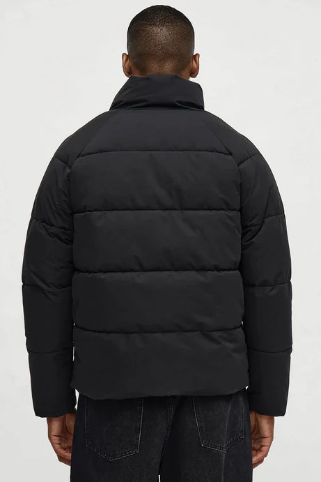 Doudoune matelassée décontractée sur piste - Noir