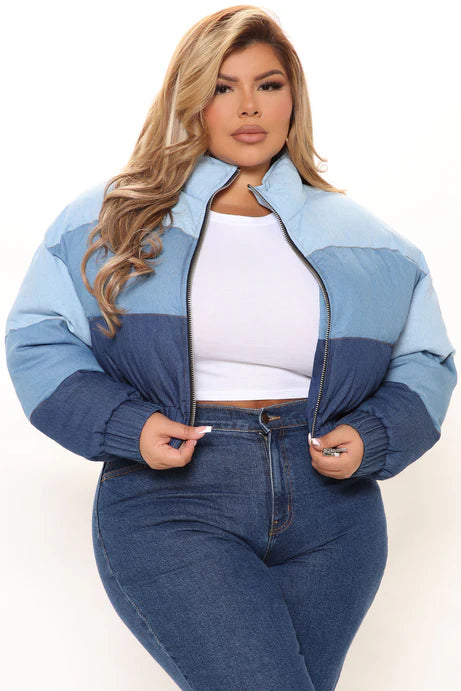 Doudoune Stay In Your Lane - Bleu/combo