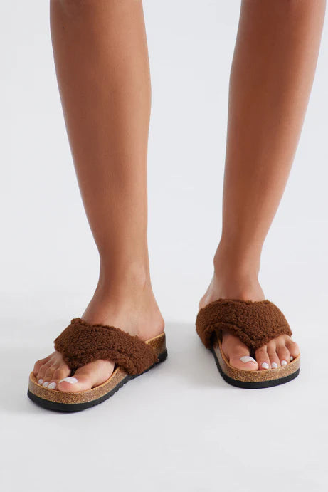 Tongs Keanu Sherpa - Chocolat