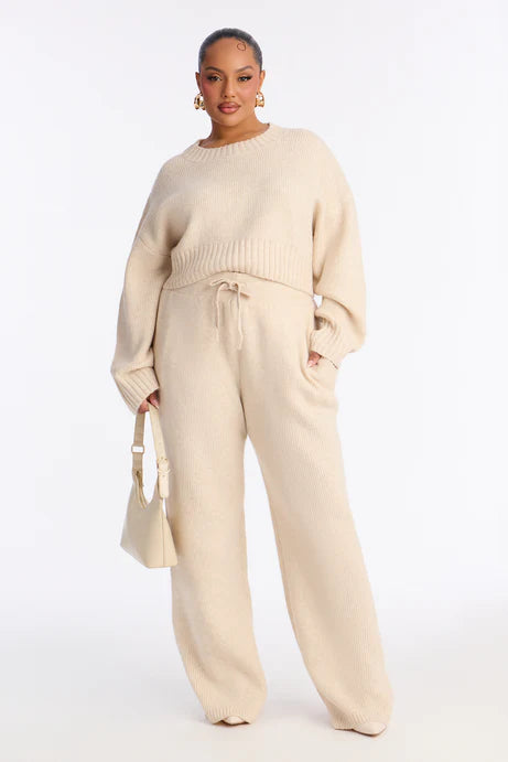 Ensemble de pantalon pull Mila - Flocons d'avoine