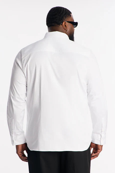 Chemise de smoking Slim Lumina Freedom - Blanc