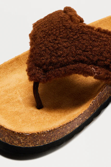 Tongs Keanu Sherpa - Chocolat