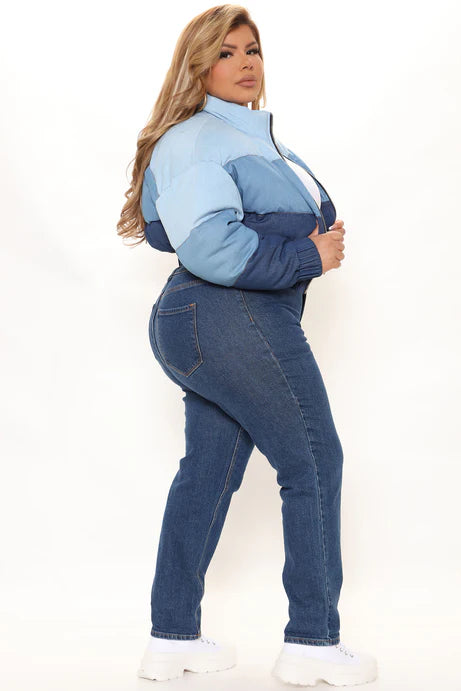 Doudoune Stay In Your Lane - Bleu/combo