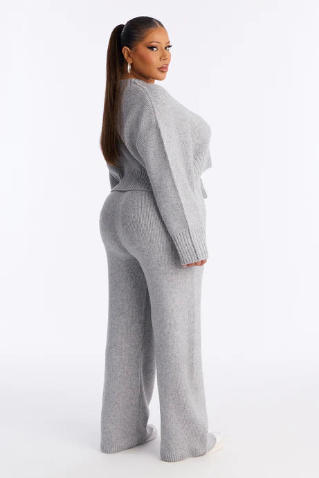 Ensemble de pantalon pull Mila - Charbon de bois