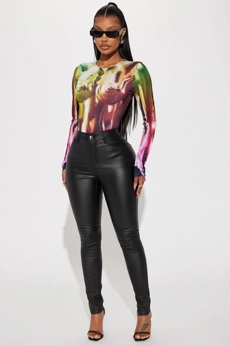 Pantalon taille haute Sammie - Noir