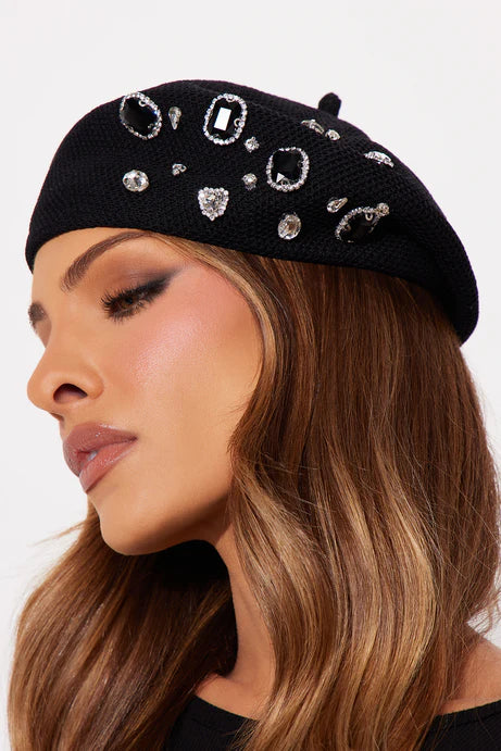 Béret de traitement royal - Noir