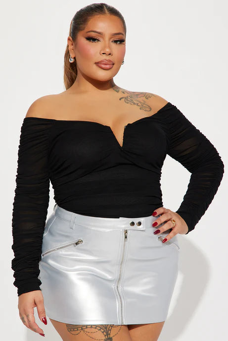 Body en maille The Finer Things - Noir