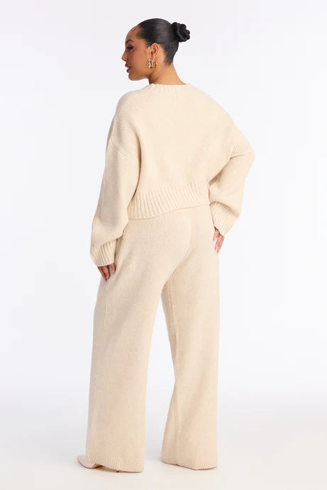 Ensemble de pantalon pull Mila - Flocons d'avoine