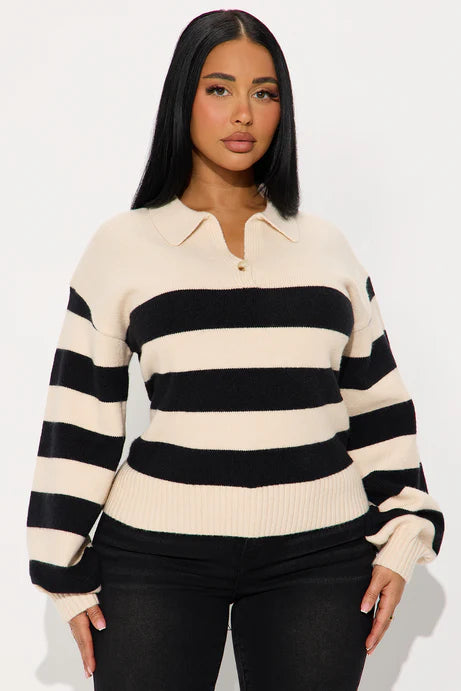Pull rayé A Daily Thing - Noir/combo