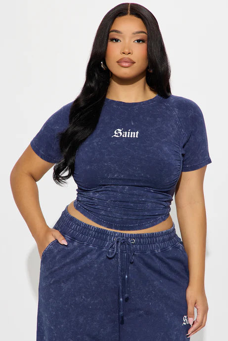 Ensemble de pantalons Saint Baby Tee - Marine