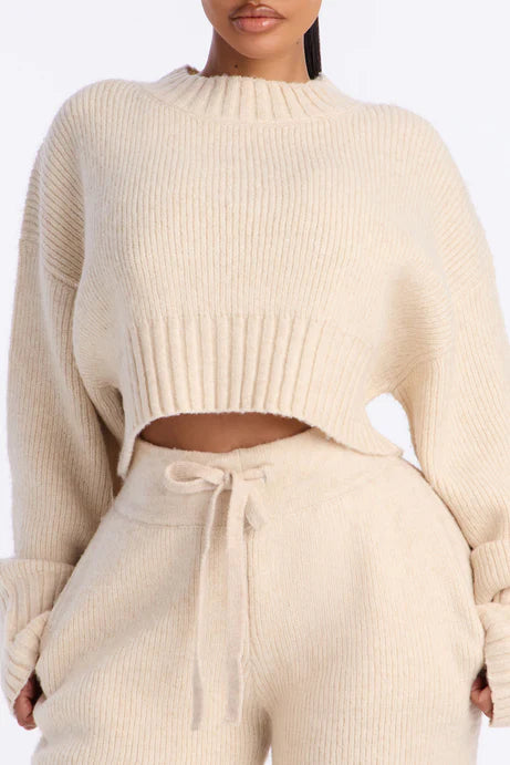 Ensemble de pantalon pull Mila - Flocons d'avoine