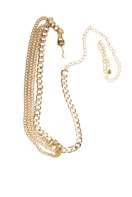 Ceinture à chaîne liée - Or