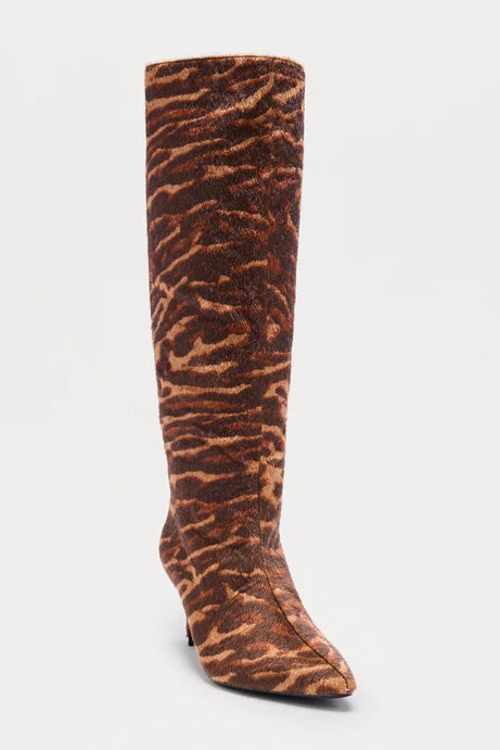 Bottes hautes au genou Tiera - Combo marron