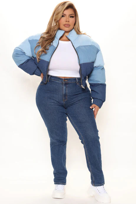 Doudoune Stay In Your Lane - Bleu/combo