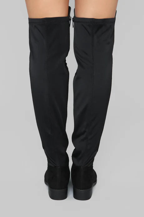 Botte Marja au-dessus du genou - Noir