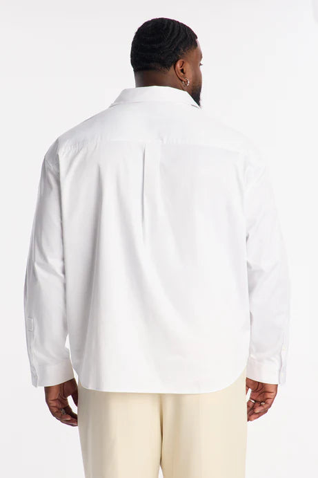 Chemise Lumina Essential Relaxée - Blanc