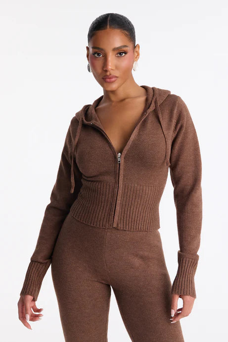 Ensemble de pantalons de pull CozyCash - Châtaignier