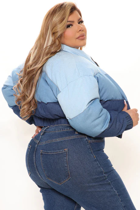 Doudoune Stay In Your Lane - Bleu/combo