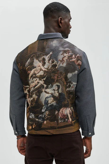 Chemise courte boutonnée Cassiel Tapestry - Multicolore