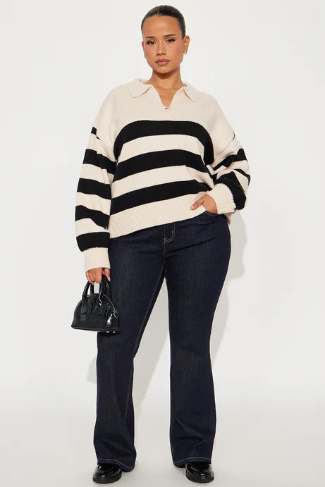 Pull rayé A Daily Thing - Noir/combo