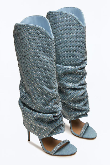 Bottes en jean Steve Madden Ravine - Denim