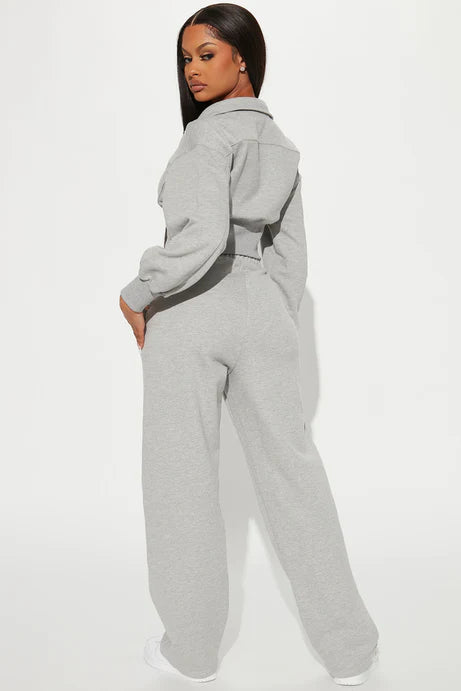 Ensemble de pantalons toujours décontracté - Gris