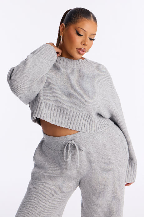 Ensemble de pantalon pull Mila - Charbon de bois