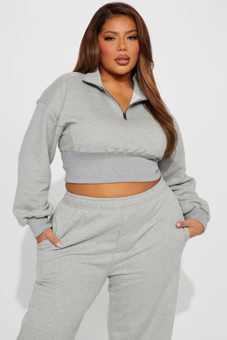 Ensemble de pantalons toujours décontracté - Gris