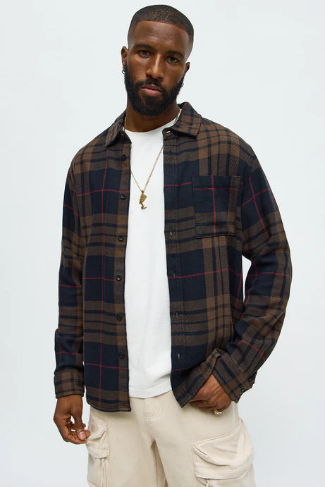 Chemise à carreaux Yeah Right - Multicolore