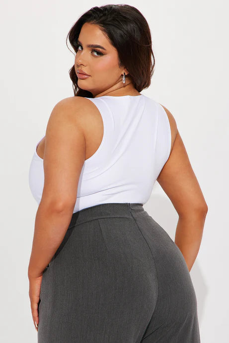 Body Adriana Smooth Fit - Blanc