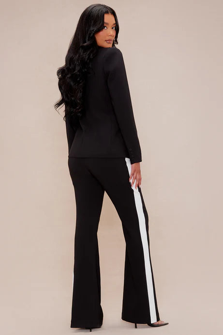 Ensemble de costume double - Noir/Blanc