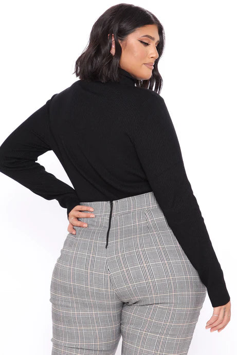 Pull à col roulé Tara - Noir