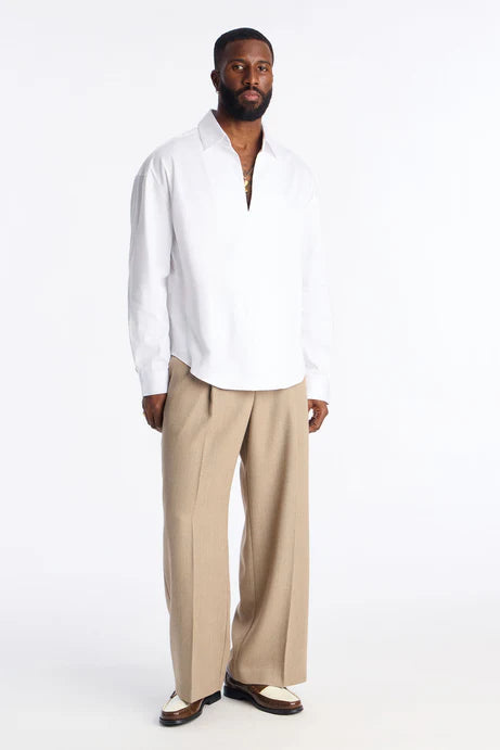 Chemise Lumina Essential Relaxée - Blanc