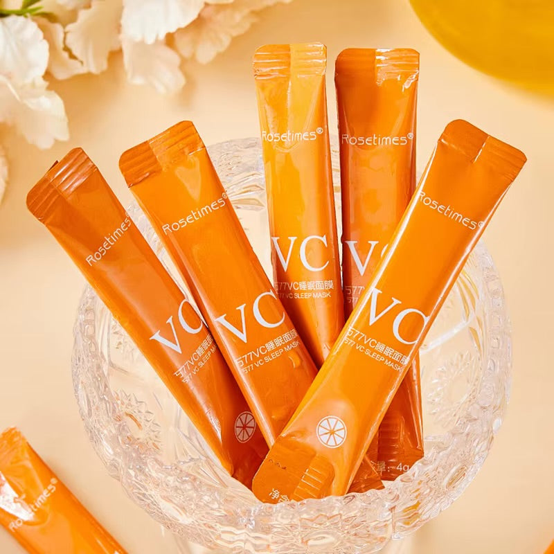 Maison-Veluxe™ Masques de Nuit Éclat Vitamine C (30 pièces)