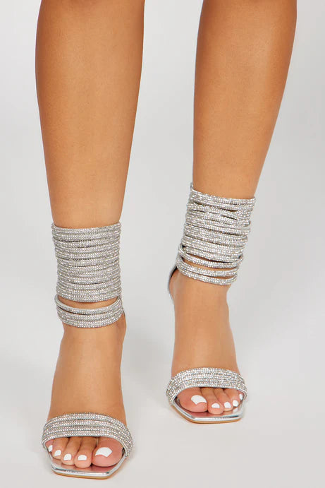 Talons ornés Kandi - Argent