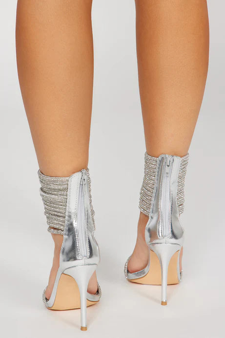 Talons ornés Kandi - Argent